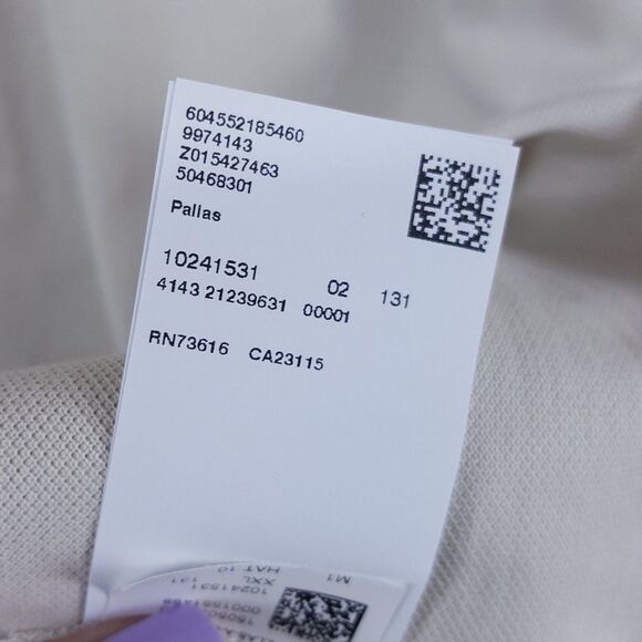 HUGO BOSS Polo Shirt Mens XXL Tan Short Sleeve 100% Cotton Pique Logo PALLAS - Picture 6 of 9